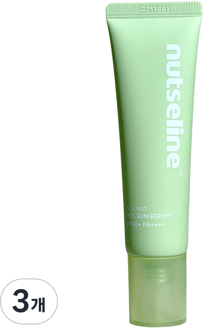 넛세린 시카 넛 히알 선세럼 선크림 선에센스 썬케어 나혼산, 50ml, 3개