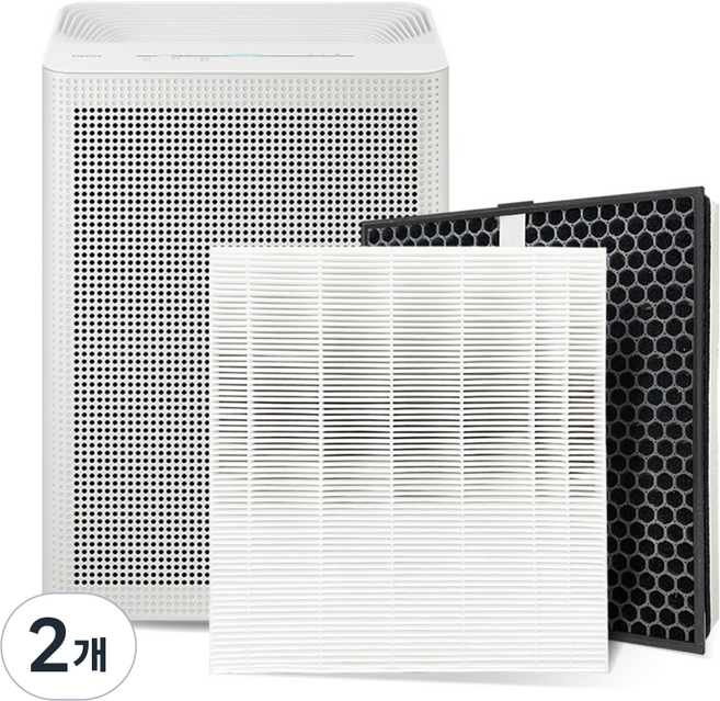 삼성 공기청정기 호환 필터 블루스카이 3100 CFX-K100D H13 CFX-B100D, 2개, 프리미엄 세트