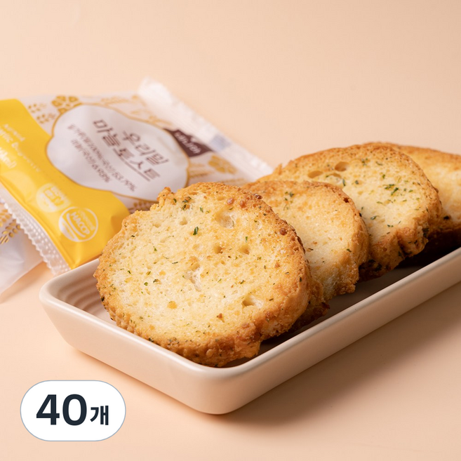 네니아 우리밀 마늘토스트, 10g, 40개