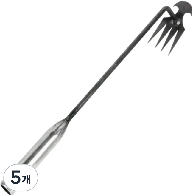 오브젝티브 잡초 풀 쏙쏙 뽑는 호미, 5개, 고탄소강 30cm