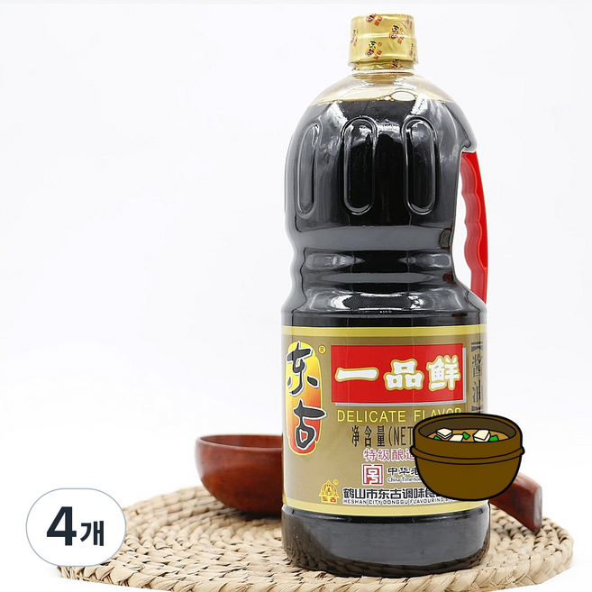 (배터짐) 중국요리 동구일품선간장 중국간장 일품선간장 (일요일&당일발송), 4개, 1.2L