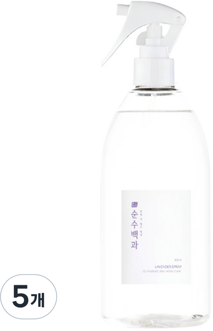 순수백과 라벤더 스프레이, 300ml, 5개