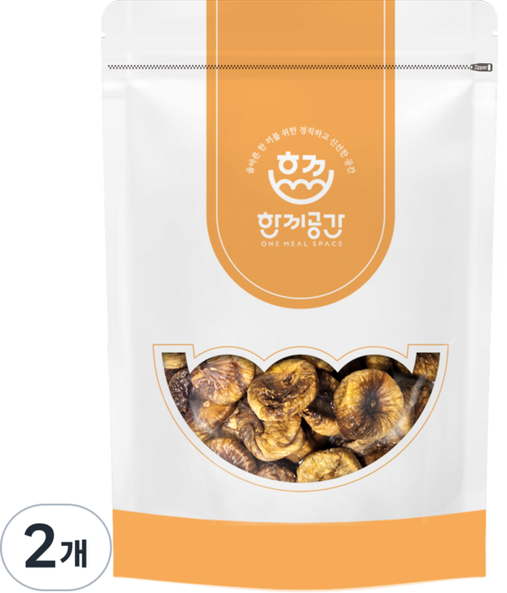 한끼공간 타리스 반건조 말랑 쫀득 달콤한 무화과, 2개