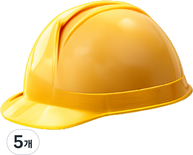 테라 투구형 안전모, 옐로우, 5개