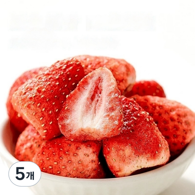 비타팡팡 동결건조 딸기, 5개, 200g