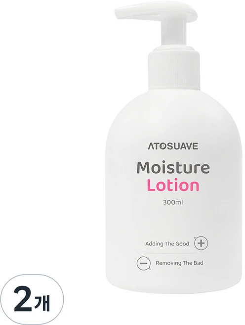 아토수아베 모이스처로션 고보습 아기로션 아토피 신생아 베이비, 2개, 300ml - 쿠팡
