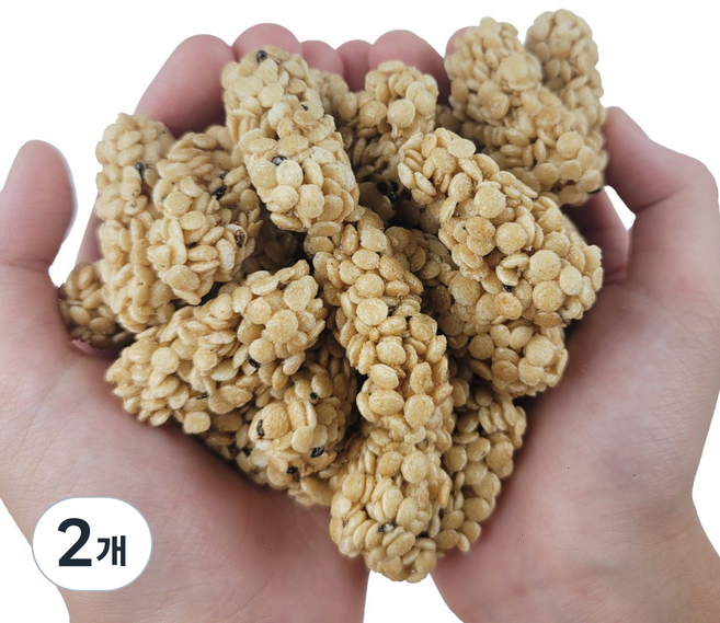 주5일 바삭바삭한 한입간식 귀리 오트밀강정, 2개, 400g