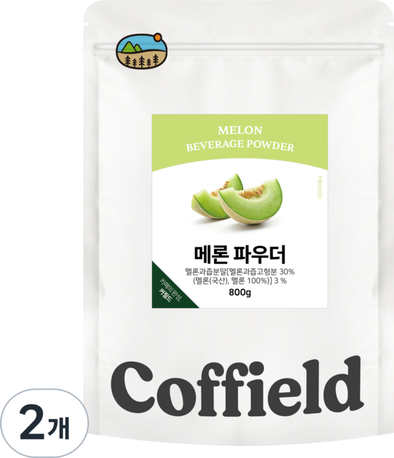 커필드 메론 파우더, 2개, 1개입, 800g
