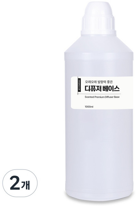 발향력 좋은 프리미엄 디퓨저 베이스, 디퓨저베이스향, 1L, 2개