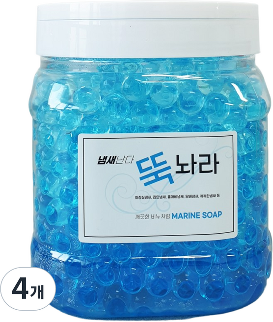 소셜마트 악취뚝 뚝놔라 강력 실내 화장실 담배냄새 제거 집안 방 홀애비 남자방 오래된집 냄새 제거 마린소프, 4개, 1.2kg