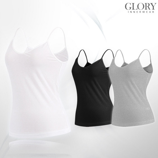 [글로리] 베이직 면스판 끈런닝 grA8390