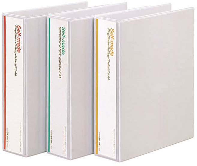 문화 D링 바인더 파일 3공 B746-71, 백색, 1개