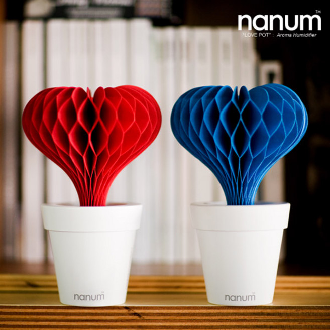 나눔 러브팟 자연가습기 블루, 나눔 러브팟 자연 가습기 Blue