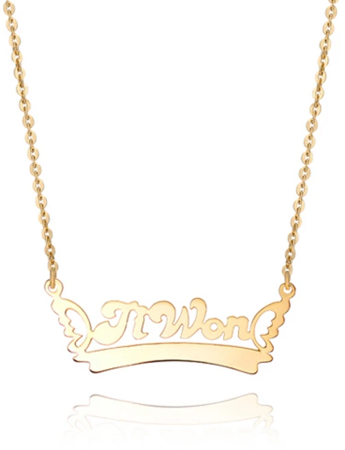 [실버정품]미아방지 목걸이 디자인나비, 1개 - 쿠팡