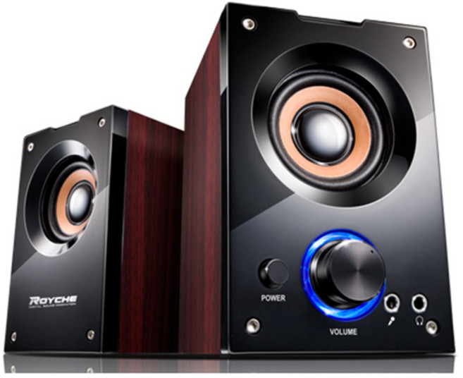 로이체 MR-1100 2채널 스피커, 블랙