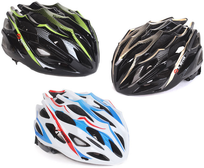 [KSP] 포에버 성인용 헬멧, 블랙/그린[XL], 1개