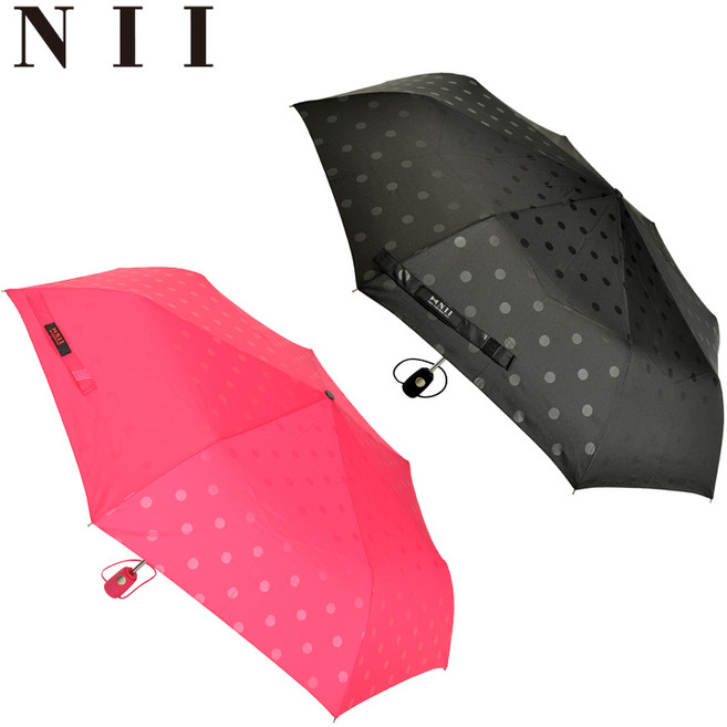 [NII]NEW 3단 완전자동 엠보도트 우산