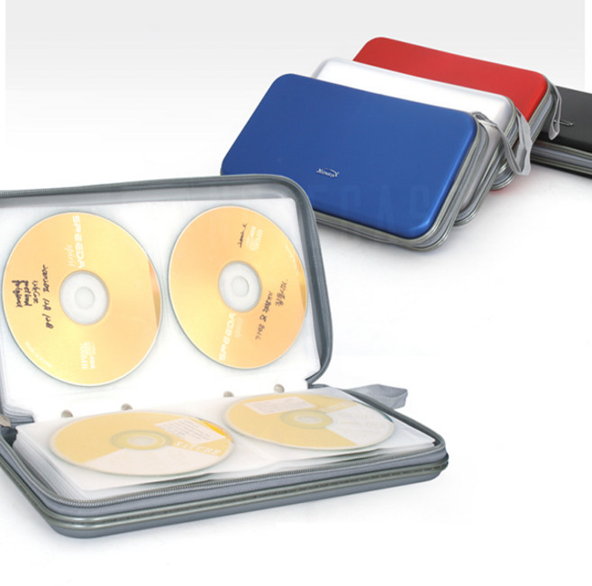 노트케이스 80매 수납 CD 케이스 NCD-8002, NCD-8002(블랙), 1개