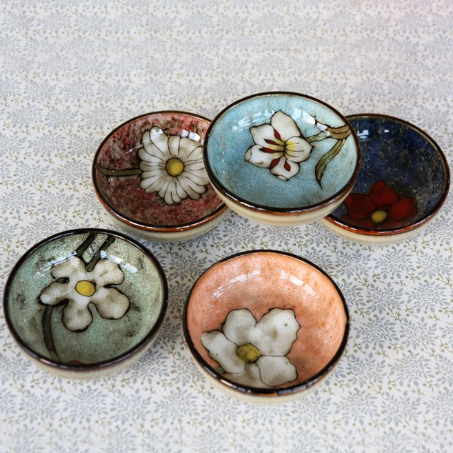 소담 원형찬기 5P세트/반찬그릇, 5호, 1세트