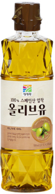 청정원 원하프참빛고운올리브유.500ml청정원, 1개, 500ml
