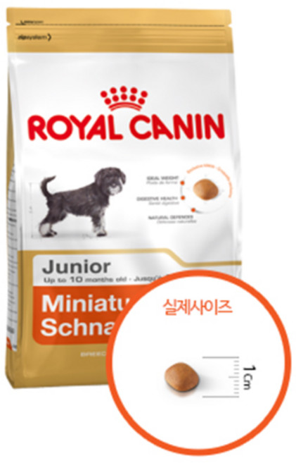 로얄캐닌 미니어쳐 슈나우져 주니어 사료, 1.5kg, 닭, 1개