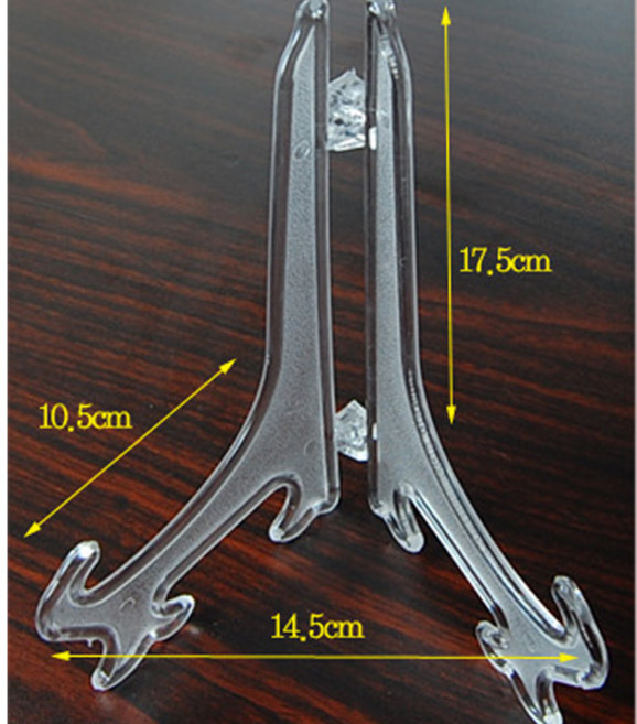 투명 이젤 아크릴 접시받침대 액자받침대