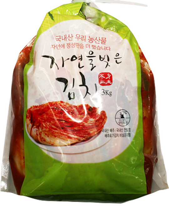 원하프자연을빚은김치(배추/국내산)3kg/솔밭골총알배송, 1개, 3kg