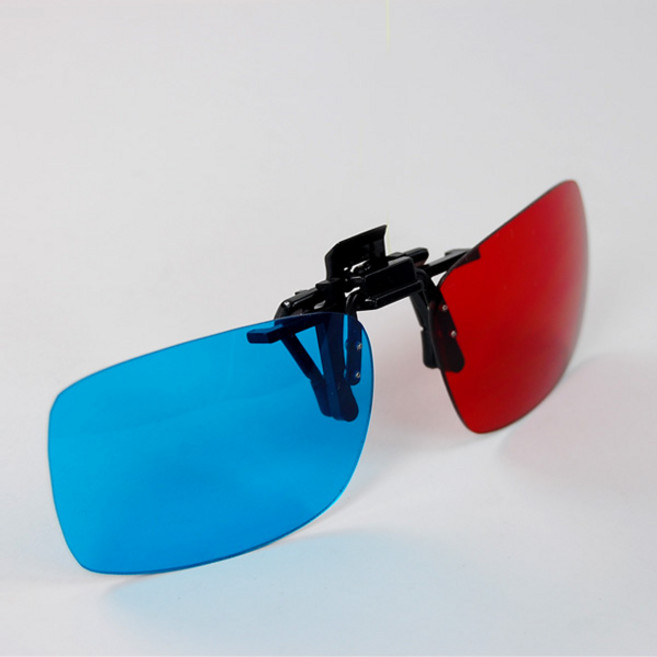 3D 입체안경 적청 적녹안경, C-오버글라스(적청)