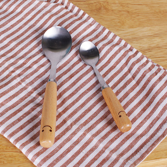 더홈스 미니 조리도구 티스푼, 실버, 1개