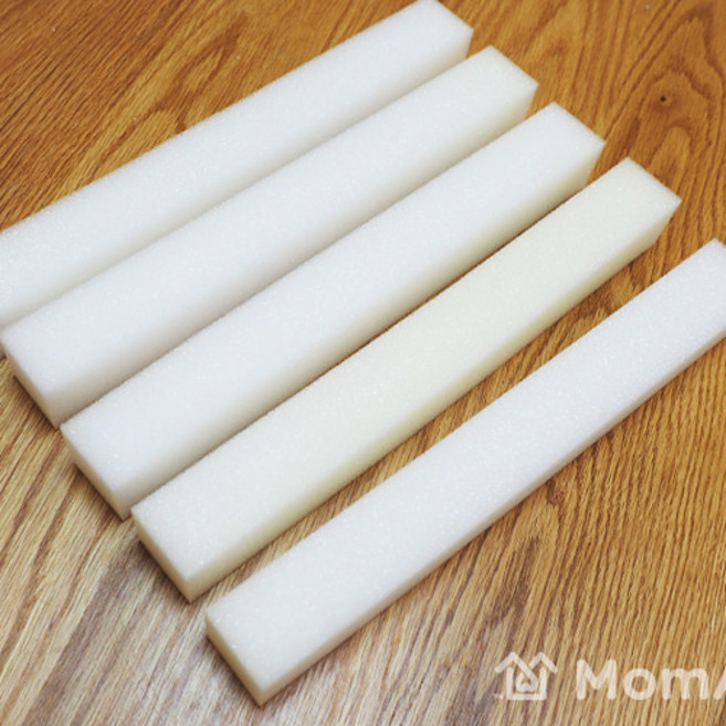 맘아트 물감 찍기용 스펀지 5개 스텐실붓