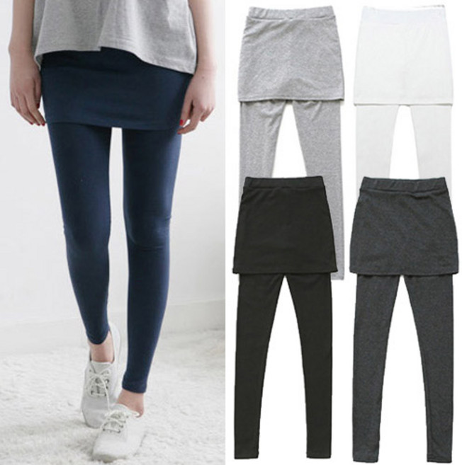 WAWA 면스판 치마레깅스