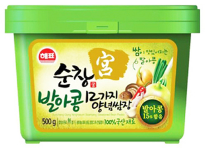 해표 순창궁 발아콩 12가지 양념쌈장 500g, 1개