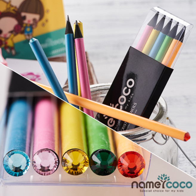 네임코코 파스텔 크리스탈 연필 HB