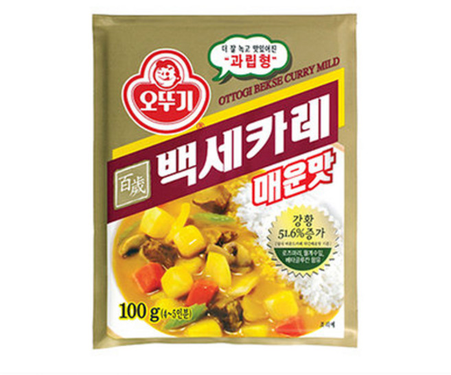 오뚜기 백세카레 매운맛, 100g, 1개