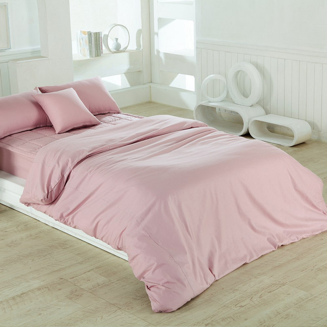 보드래 내츄럴 순면100% 순면이불커버, 누디핑크