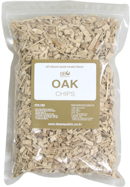 바베큐리퍼블릭 참나무칩, 500g, 1개