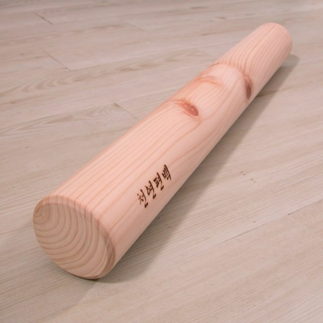 [엔스기빙] 자연의 선물 편백나무 경락봉 목침, 57X7cm, 1개