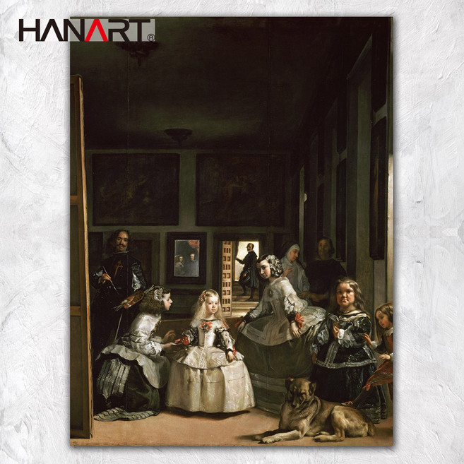 [캔버스명화] 시녀들 (벨라스케스)