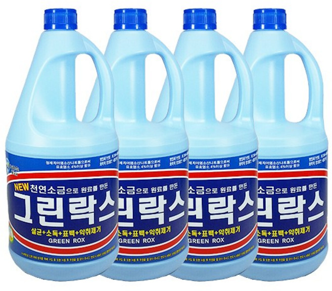 버블윅 그린락스, 4개, 2L