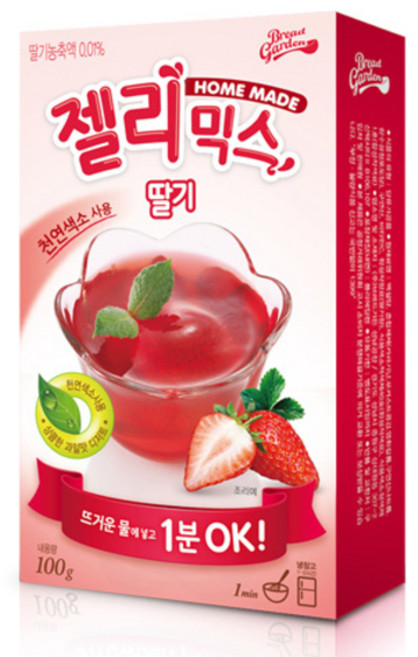 스타일푸드 젤리믹스 기타가공분말, 100g, 딸기젤리, 1개