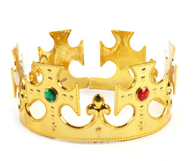 피플스파티 십자왕관, 골드, 1개