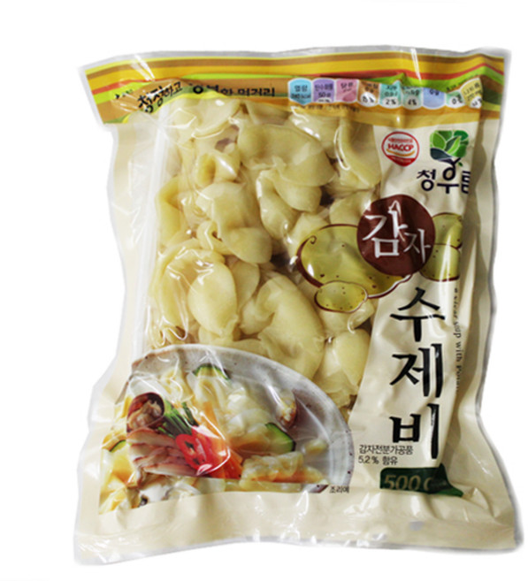 청우림 감자수제비 500g, 1개