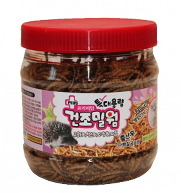 플러스 건조밀웜 150g 사료/간식/밀웜/영양제, 1개, 1개 - 쿠팡