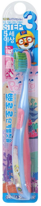 뽀로로 칫솔 3단계 [5세이상] 랜덤발송, 뽀로로칫솔3단계[색상랜덤], 1개