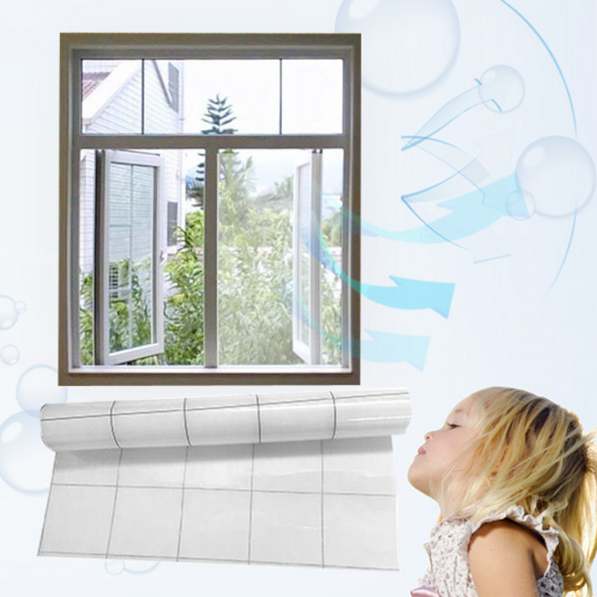 미세먼지 창문필터 5M 방충망 황사 테이프 필요없는 접착식 먼지필터 국내생산, 1개