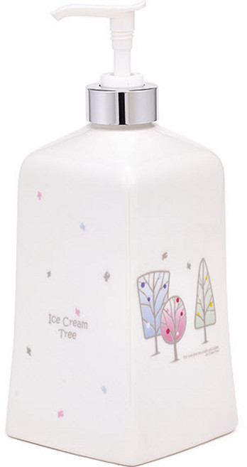 골든벨 아이스크림트리 도자기 사각 세제용기, 1개