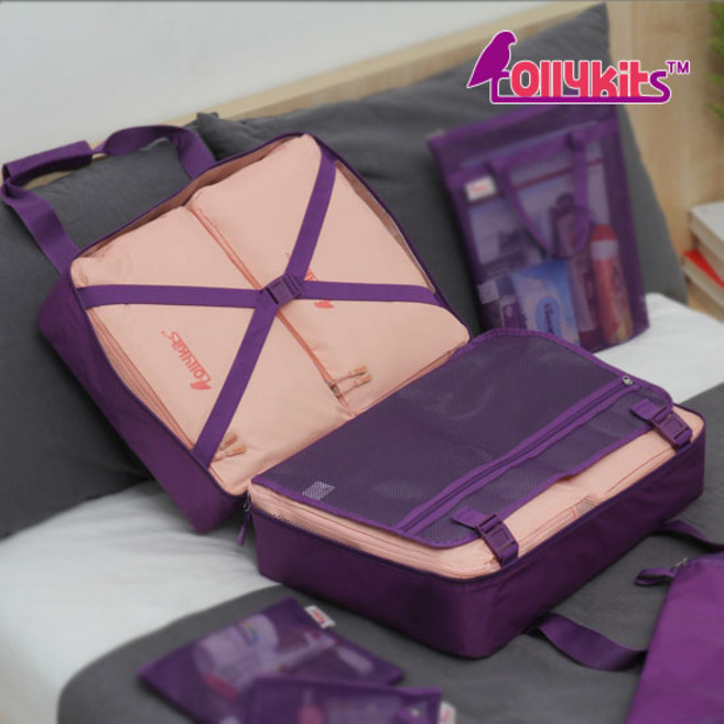 롤리키드 스퀘어 여행가방 세트(정리백 4종) RTPSGB