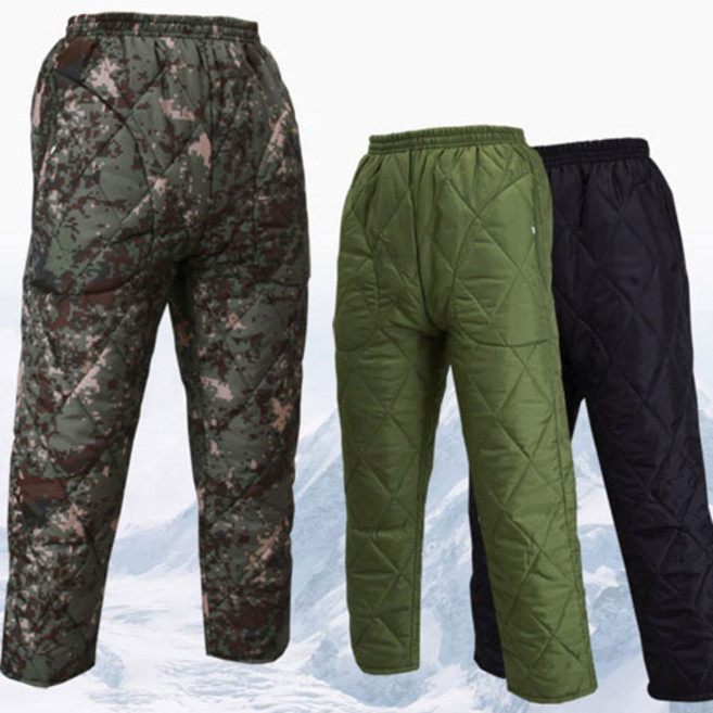 국산 깔깔이 일자바지 방한바지 겨울바지 솜바지 패딩바지 밀리터리바지 낚시