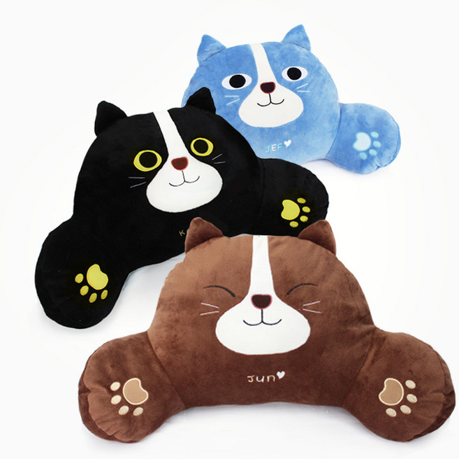 애니나라 [1+1 하나사면 하나더!!] 캐릭터 허리쿠션(BIG), 스마일캣/루다(핑크)