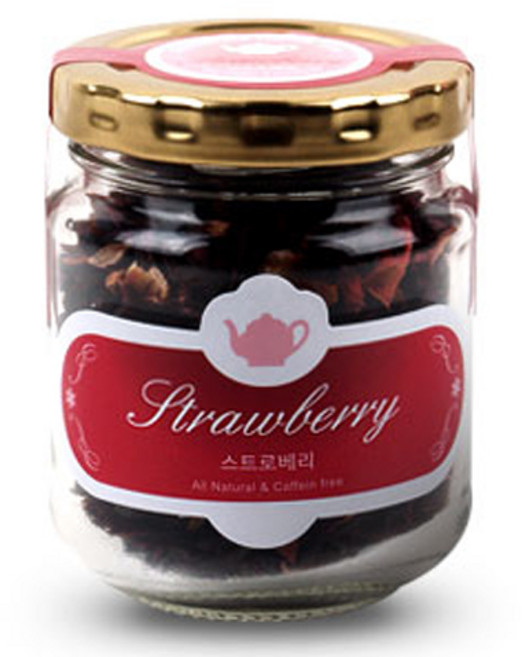 아름드레 유리병 스트로베리, 40g, 1개입, 1개